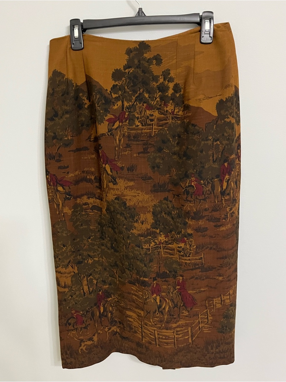 Talbots Petites Women's Wool Equestrian Pencil Skirt Size 12P
